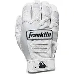 Franklin CFX Pro Chrome Adult Batting Gloves - White