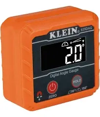 Klein Tools 935DAGL Digital Level Angle Finder & 935DAG Digital Electronic Level and Angle Gauge, Measures 0-90 and 0-180 Degree Ranges, Measures and Sets Angles