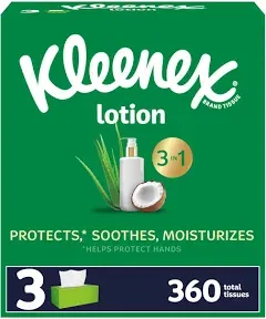 Kleenex Soothing Lotion Facial Tissues