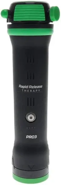 Rapid-Release Therapy™ PRO3, Black – Deep Tissue Vibration Muscle Massager –