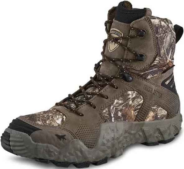 Irish Setter Vaprtrek Men's 8-Inch Waterproof Leather Realtree Camo Boot