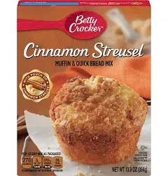 Betty Crocker Cinnamon Streusel Muffin Quick Bread Mix