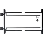 Adjust-A-Gate Original Series 60 in. 96 in. Wide Gate Opening, Steel Gate Frame Kit