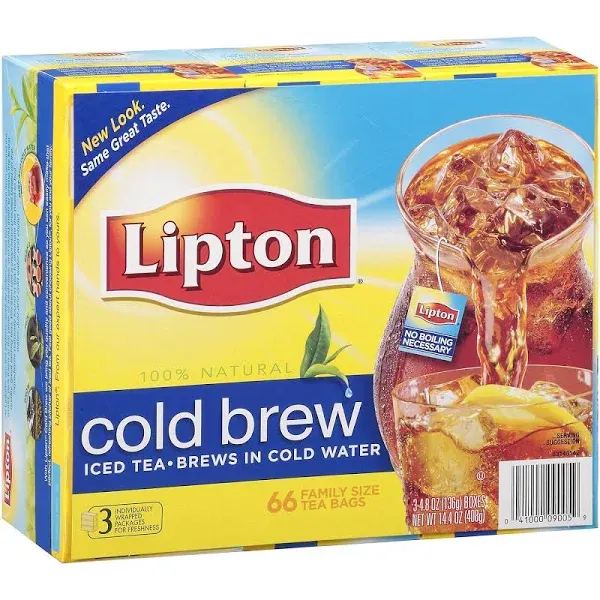 Lipton Cold Brew Family Size Iced Tea Bags