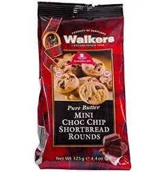 Walkers Mini Chocolate Chip Shortbread Rounds