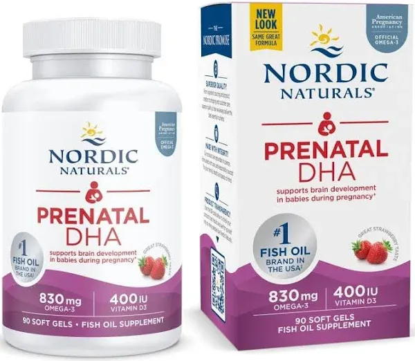 Nordic Naturals Prenatal Dha Strawberry