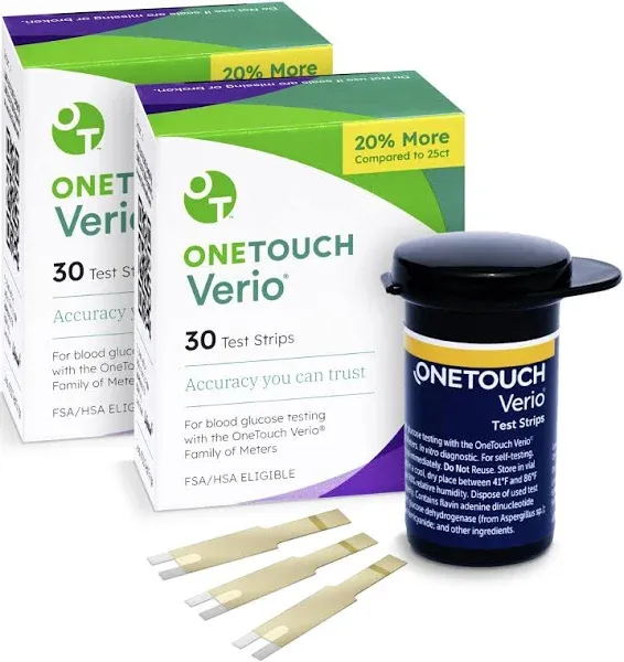 OneTouch Verio Blood Glucose Test Strip