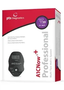 PTS Diagnostics A1C Now+ Multi-Test Blood Glucose Monitor (Plus 10)