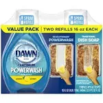 Dawn Platinum Powerwash Dish Spray, Dish Soap, Lemon Scent Refill, 16 oz, 1 Kit