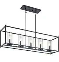 Kichler Crosby 5 Light Linear Chandelier 43995