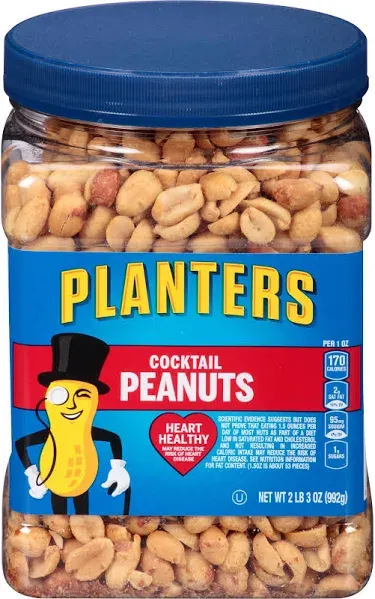 Planters Dry Roasted Peanuts Lightly Salted