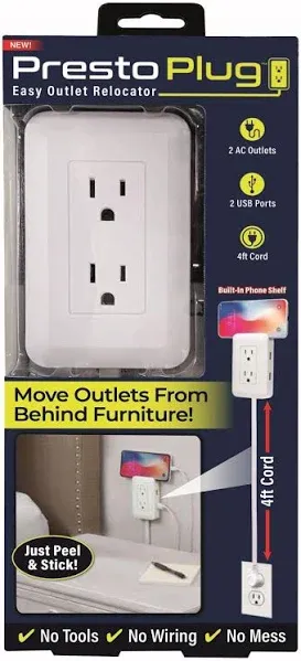 Presto Plug Outlet Extender