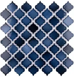 Hudson Tangier Stormy Night Porcelain Mosaic Tile Sample