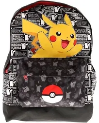 Pokemon School Bag, Kids Backpack With Detective Pikachu