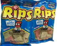 Rips Strawberry & Green Apple Bite-Size Licorice Pieces