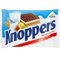 Storck Knoppers yogurt hazelnut wafers 8 pieces