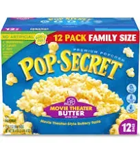 Pop Secret Microwave Popcorn Movie Theater Butter