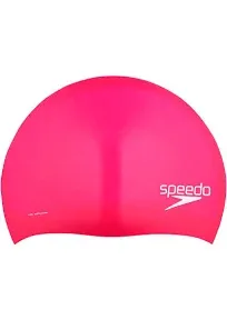 Speedo Long Hair Silicone Swim Cap