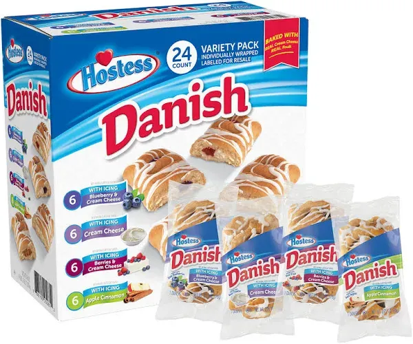 Hostess Danish Claw Variety Pack