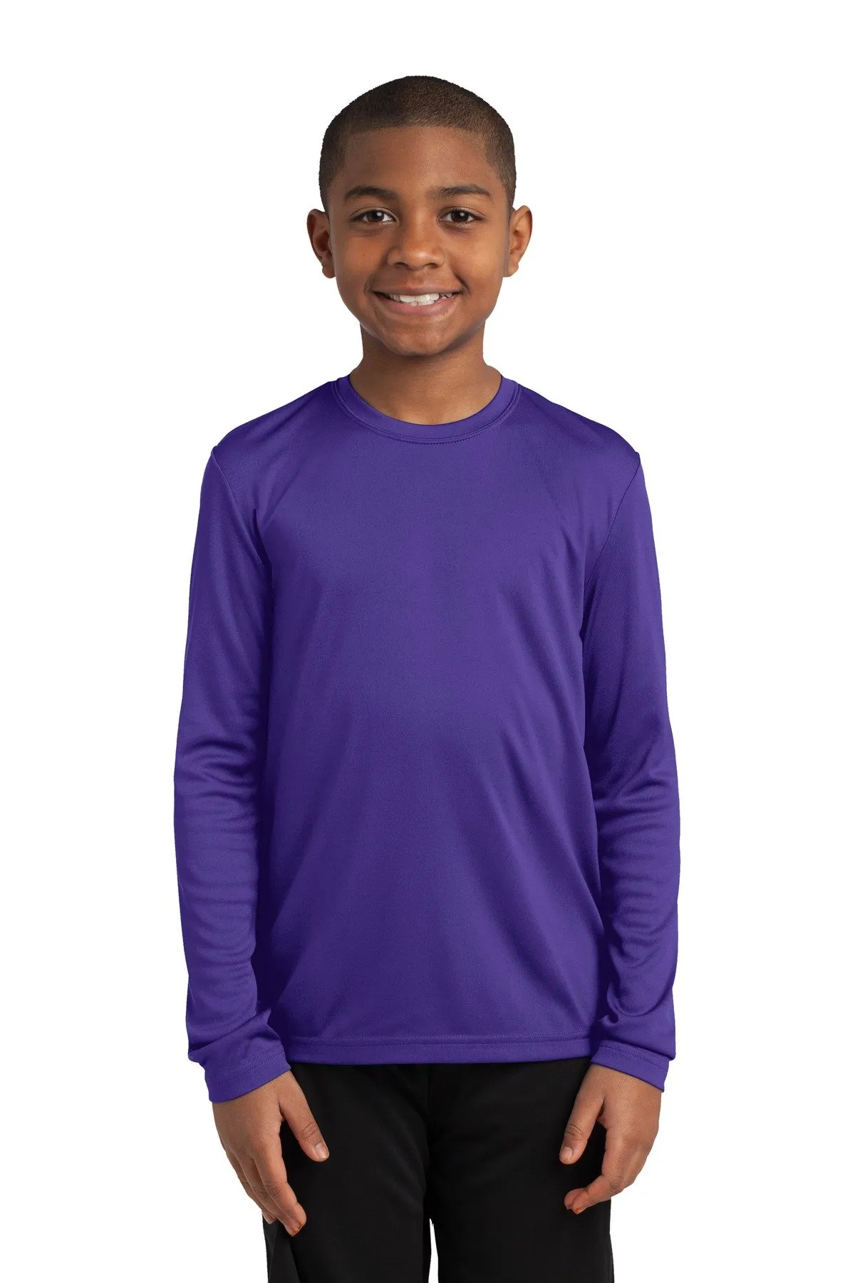 Sport-Tek Boys Long Sleeve PosiCharge Competitor Tee, Small