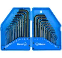 31-Piece Premium Hex Key Allen Wrench Set with Storage Case, SAE and Metric