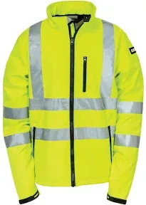 Hi-Vis, ANSI Soft Shell Jacket, Yellow