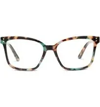 Peepers by PeeperSpecs Women's Octavia Square Blue Light Blocking Glasses