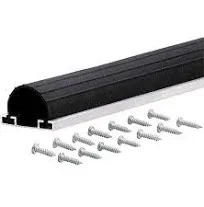 M-D Building Products 87643 9-Foot Black Aluminum Garage Door Bottom