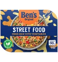 Ben's Original Fried Rice, with Vegetables, Street Food 9 oz