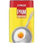 Pam Cooking Spray, No-Stick, Original, 2 Pack - 2 pack, 10 oz cans