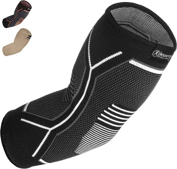 NEW Kunto Fitness Elbow Brace Compression Support Sleeve for Tendonitis EX SMALL