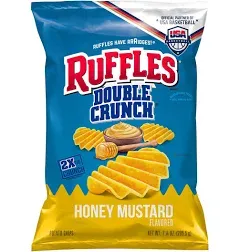 Ruffles Double Crunch Honey Mustard Potato Chips