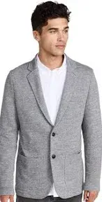 Inlet Knit Blazer - Medium Grey Melange