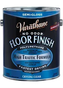 VARATHANE 230131 Floor Finish,Clear,S<wbr/>emi-Gloss,1 gal. 1TBN8