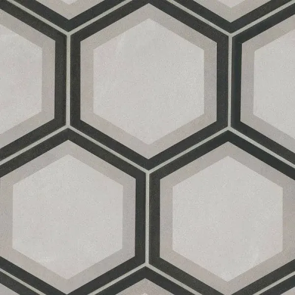 Bedrosians Allora Hexagon Matte Porcelain Tile 8.5" x 10