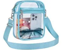 USPECLARE Clear Purse Stadium Clear Messenger Bag Stadium Approved for Men Women Clear CrossBody Bag