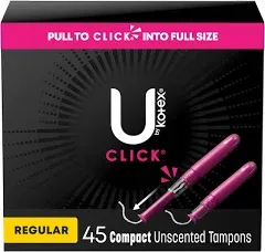 U by Kotex Click Compact Tampons