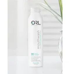 ORL Natural & Organic Mouthwash Uniquely Formulated to Clean Your Mouth Whiten Your Teeth Strengthen Tooth Enamel