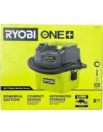 RYOBI 18V ONE+ Cordless 1 Gal. Wet/Dry Vacuum (Tool Only)