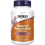 Natural Resveratrol 200mg 120 Cápsulas- Now Foods