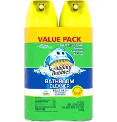 Scrubbing Bubbles Bathroom Grime Fighter, Disinfectant, Citrus - 20 oz