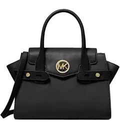 Michael Kors Medium Satchel Handbag Bag Tote Messenger Purse and Wallet Set