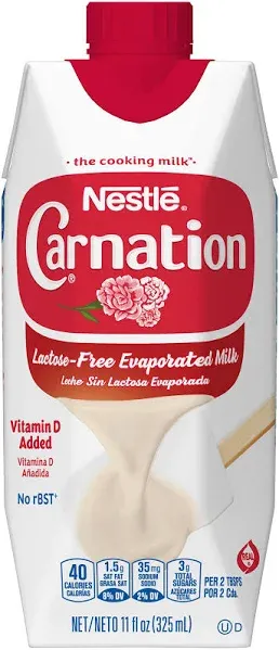 Nestle Carnation Lactose Free Evaporated Milk