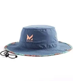 MISSION Cooling Bucket Hat - Unisex Wide-Brim Hat for Men & Women - Lightweight, Foldable & Durable - Cools Up to 2 Hours