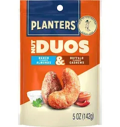 Planters Nut Duos Ranch Almonds and Buffalo Cashews 5 oz