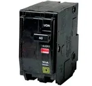 Square D QO240 2-Pole 40 Amp 120/240V Plug-In Circuit Breaker