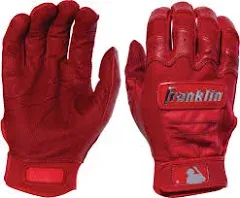 NWT Franklin CFX Pro Youth Batting Gloves White/Chrome Size Small