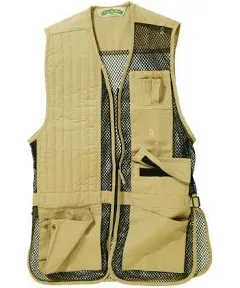 Bob Allen Multi-Pocket Mesh Breathable Fishing Vest Tan ADULT XXL -  NEW