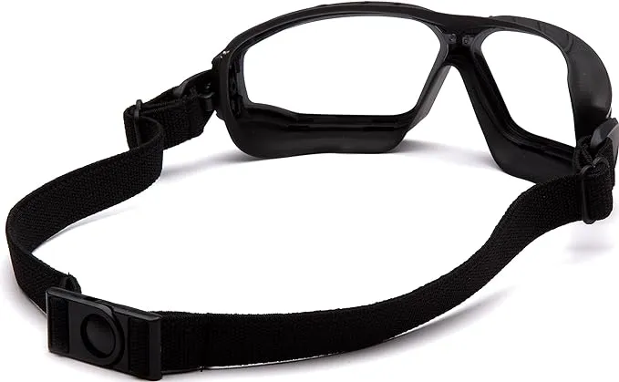 Pyramex Safety GB10010TM Torser Safety Goggles,Clear H2MAX Anti-Fog Lens