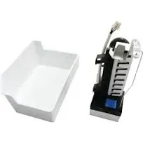 Whirlpool Ice Maker Kit for Various Refrigerators with 8-Pin Connector